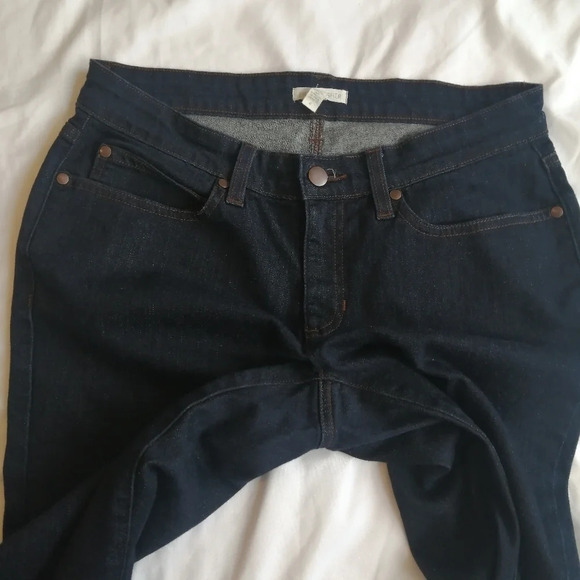 Eileen Fisher Organic Cotton Dark Wash Skinny Jeans 6 - Picture 10 of 14